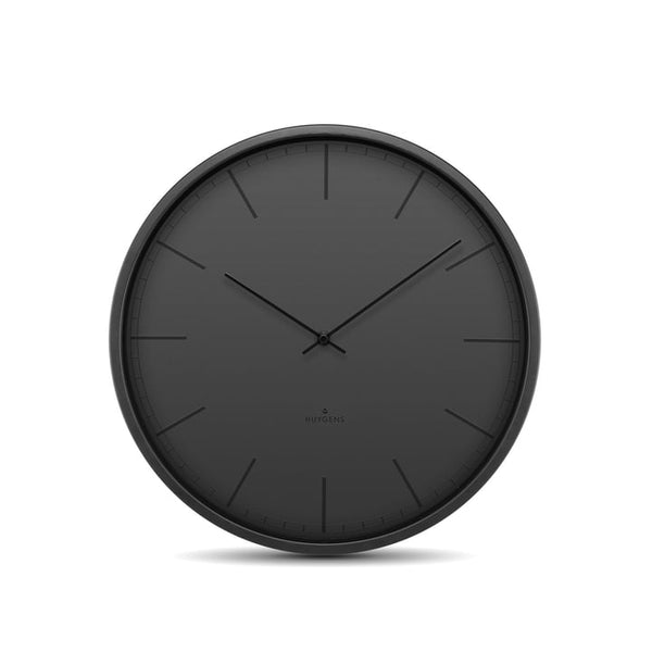 HUYGENS Tone Series Wall Clock | Black 35cm