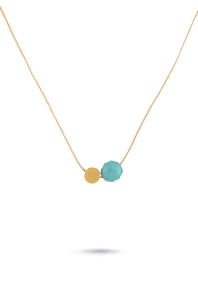 One & Eight Ltd One & Eight 2216 Amazonite Cord Necklace
