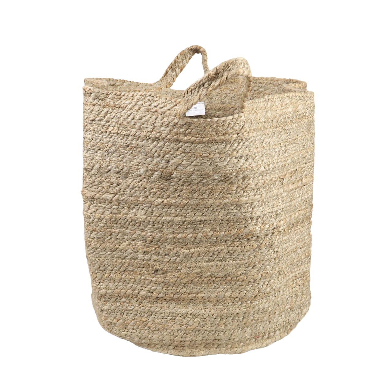 Grand Illusions Jute Basket With Handles