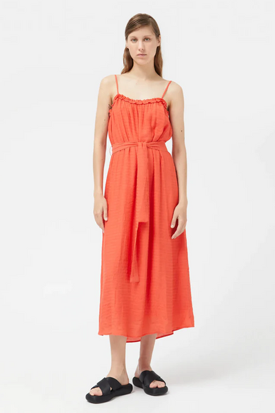 Compania Fantastica Long Orange Strap Dress