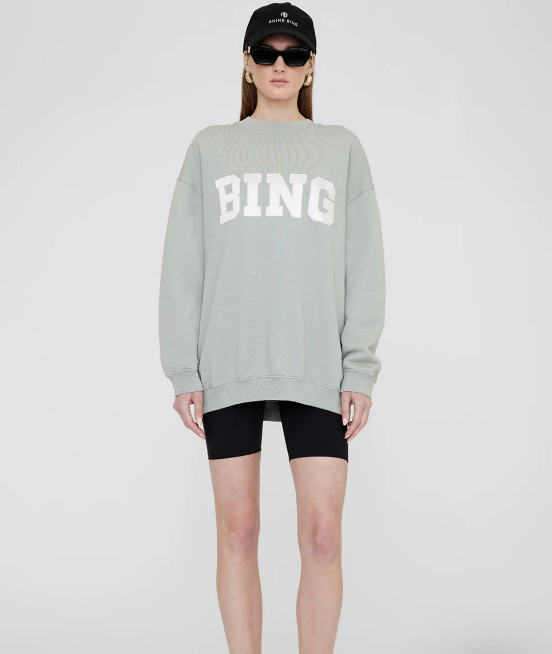 Square Anine Bing Tyler Sweatshirt Satin Bing