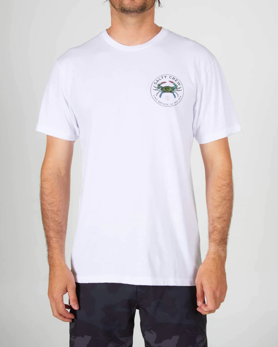 Salty Crew Salty Crew - T-shirt Blanc Crabe