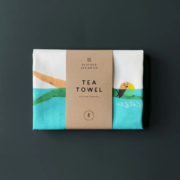 Oldfield design co Tea Towel - Swim & Fizz