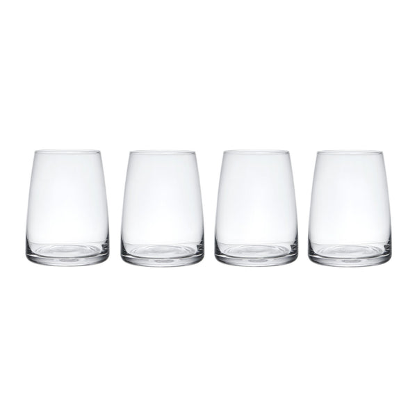 KitchenCraft - Mikasa Mikasa Palermo 4-piece Stemless Wine Glass Set, 350ml