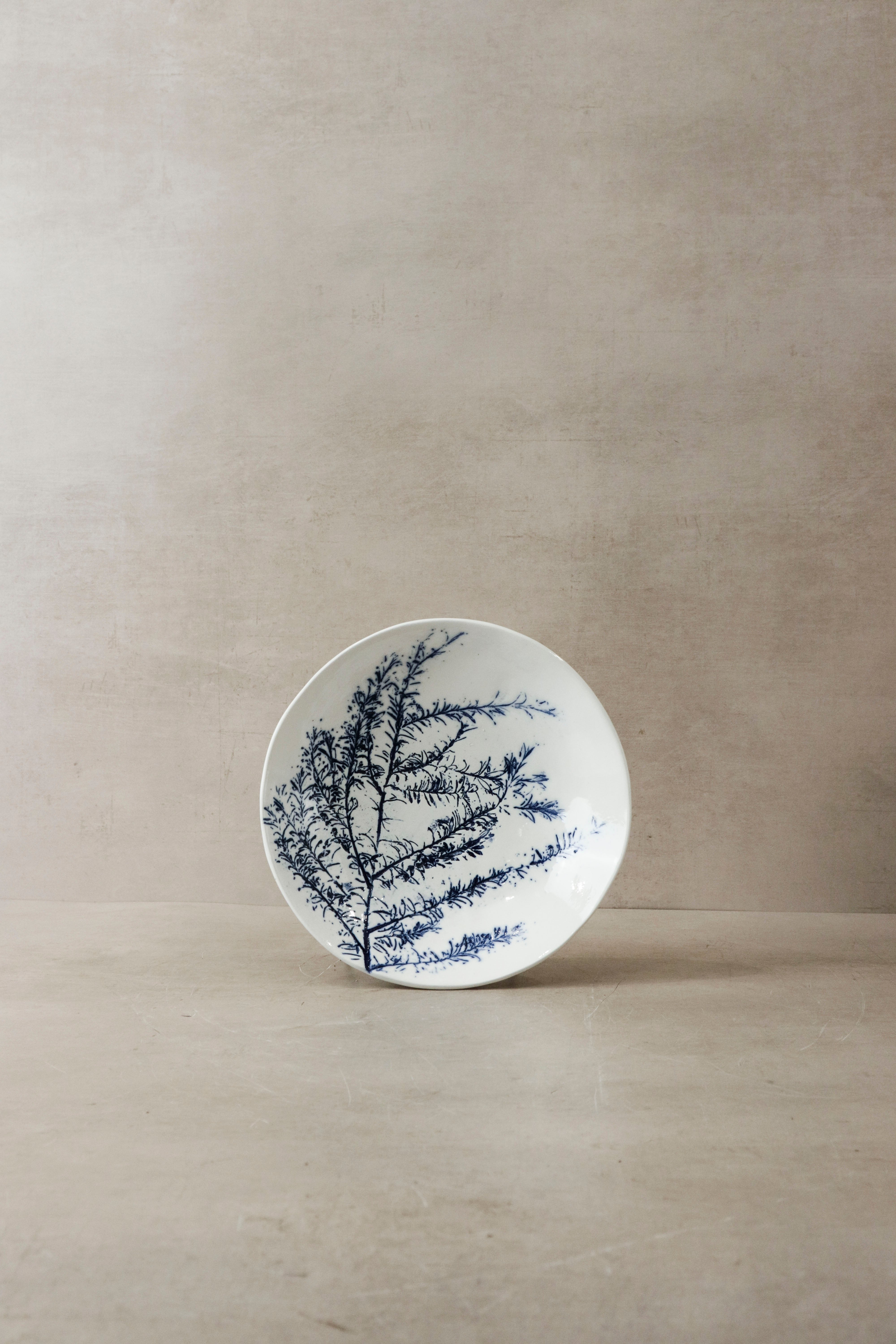 botanicalboysuk Cobalt Blue Fynbos Ceramic Plate - N°4