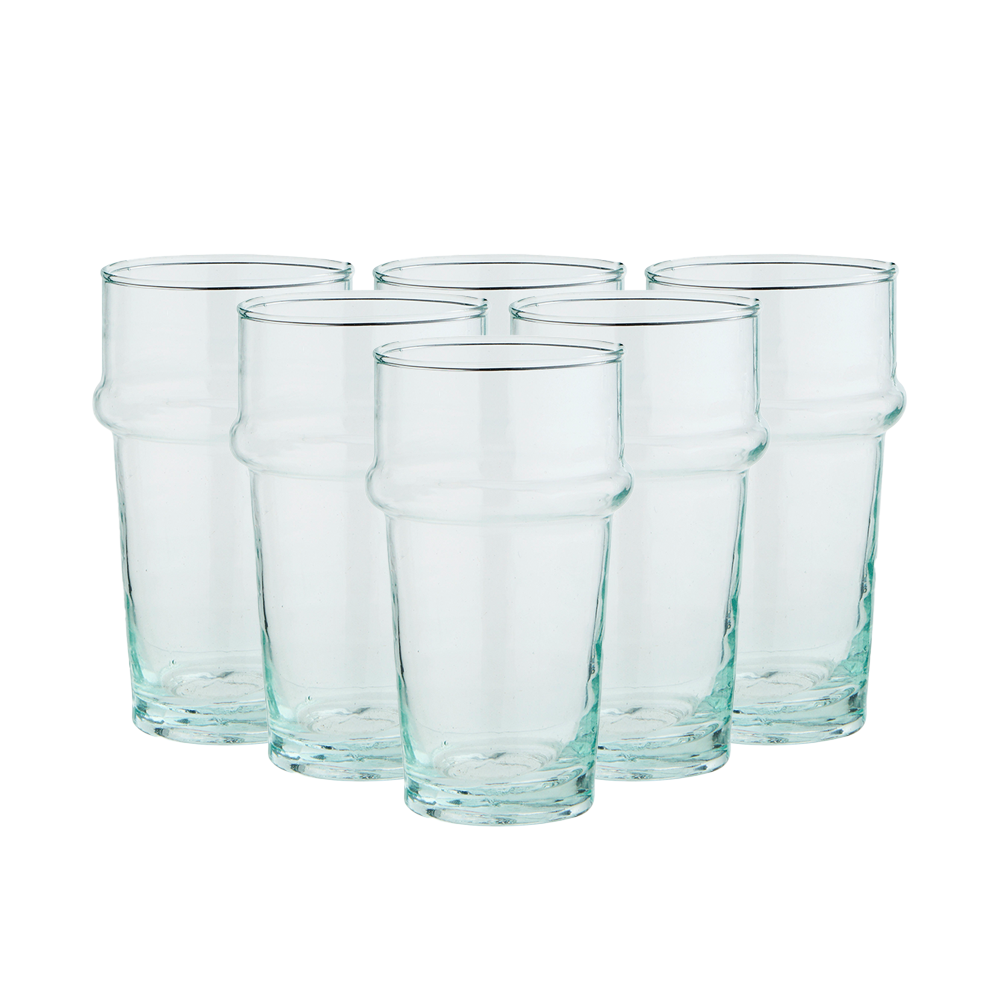 Set of 6 Medium Beldi Glass