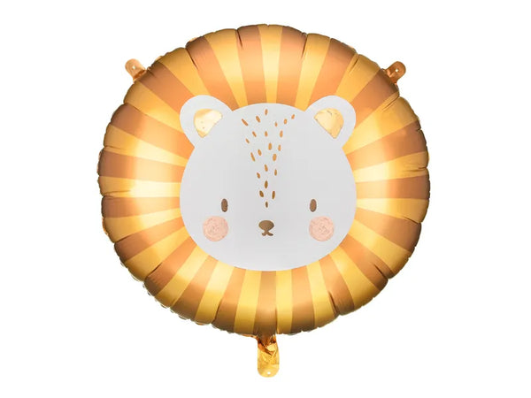 Partydeco Foil Balloon Lion, 70x67 cm, Mix