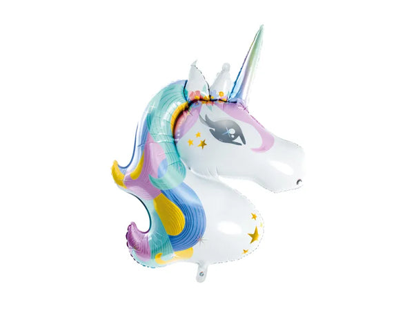 Partydeco Foil Balloon Unicorn, 73x90cm, Mix