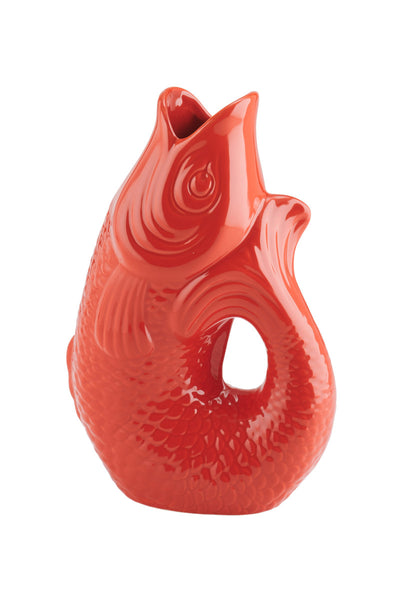Gift Company Monsier Carafon Fish Vase S 1.2 Lt Coral Red 10874030003
