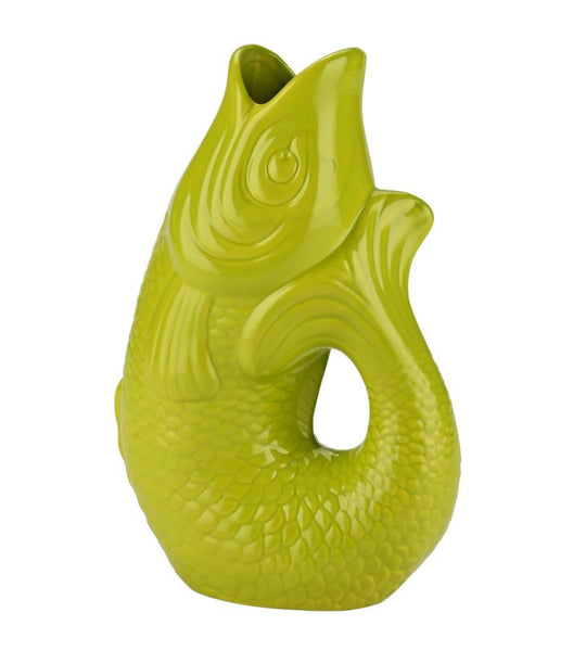Gift Company Monsier Carafon Fish Vase S 1.2 Lt Lime 1087403095