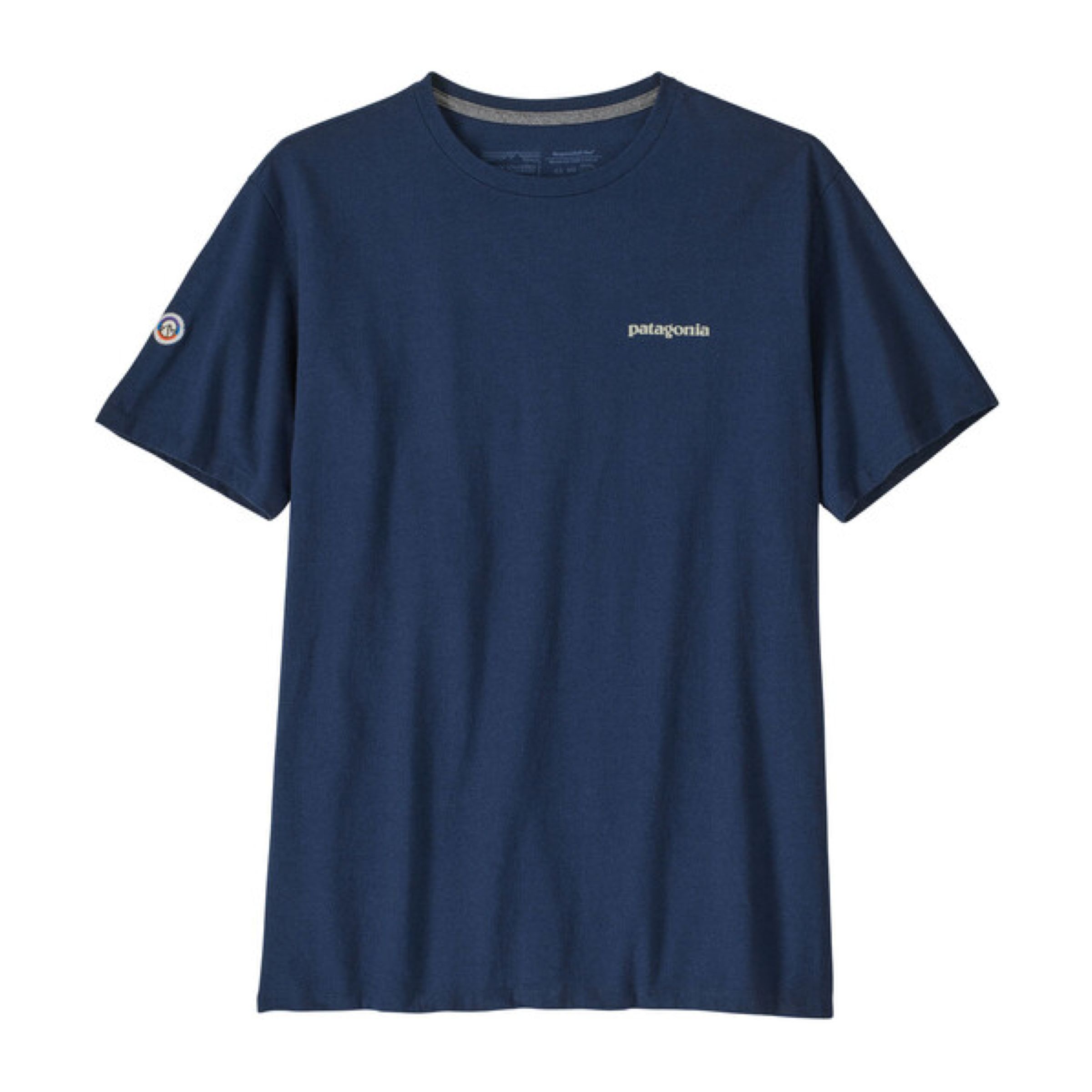 Patagonia T-Shirt Fitz Roy Icon Responsibili Uomo Lagom Blue