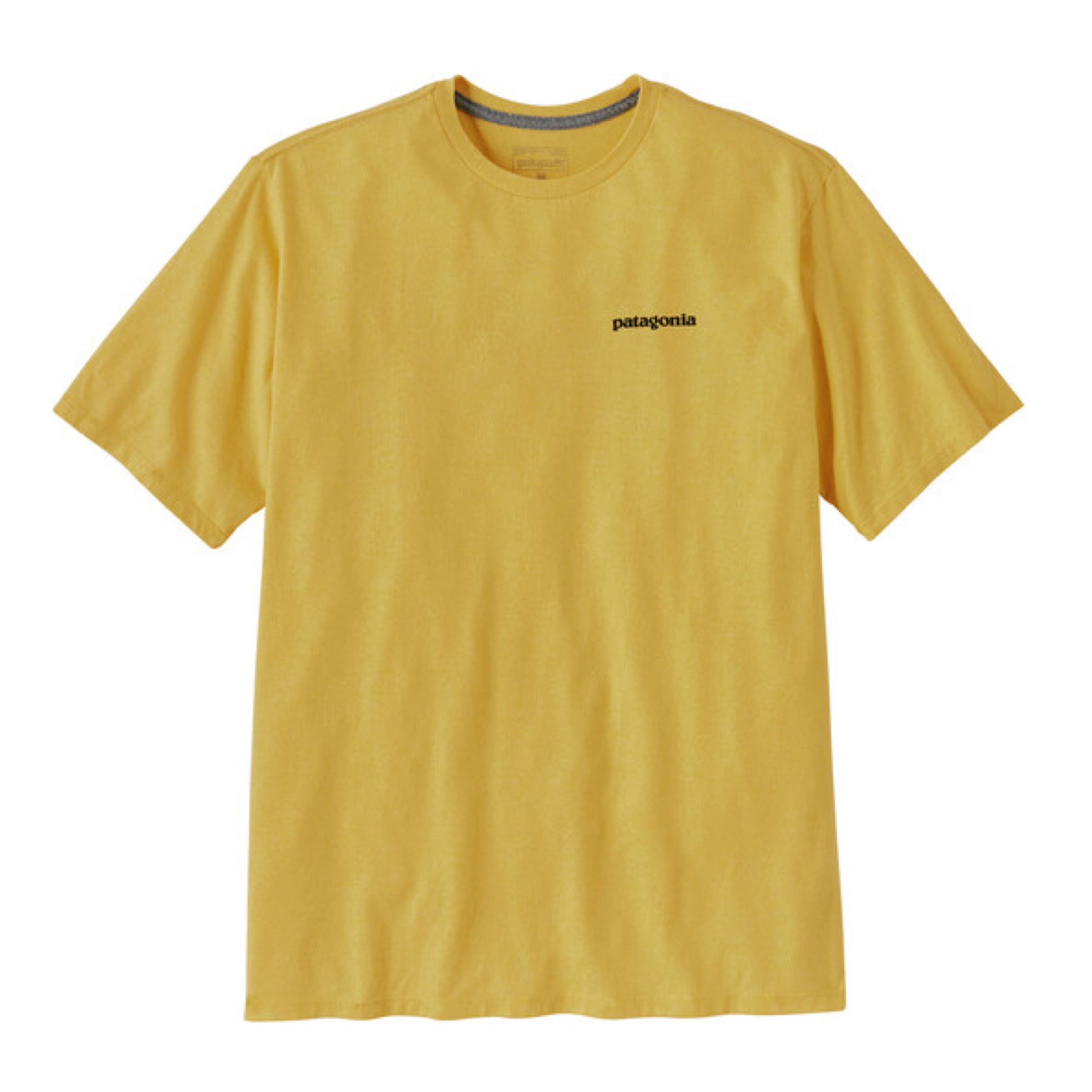 Patagonia T-Shirt P-6 Logo Responsibili Uomo Milled Yellow