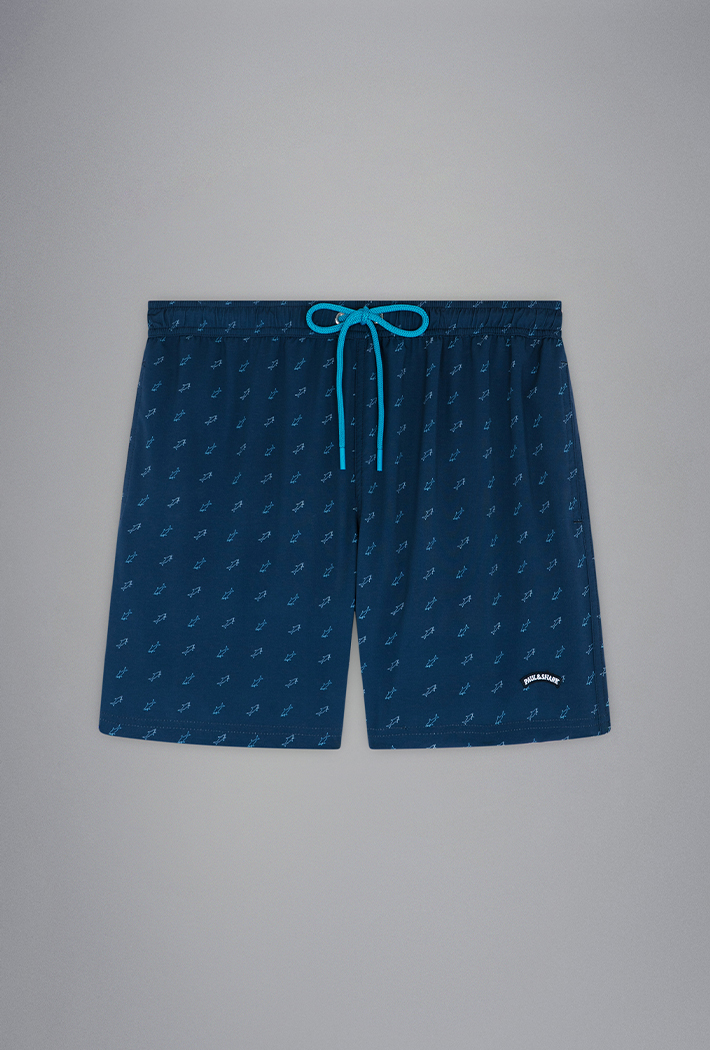 Paul & Shark Men's Swim Shorts With Shark Print
