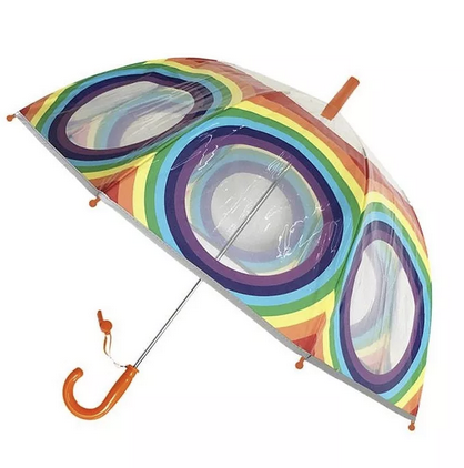 Smati Kids Rainbow Umbrella With Reflective Border
