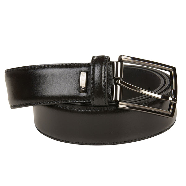 Miguel Bellido Black 350 Classic Leather Belt