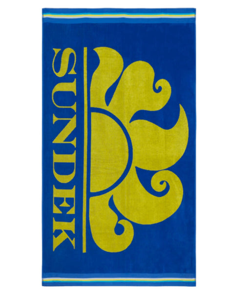 Sundek Beach Towel Am312atc1050 Sapphire