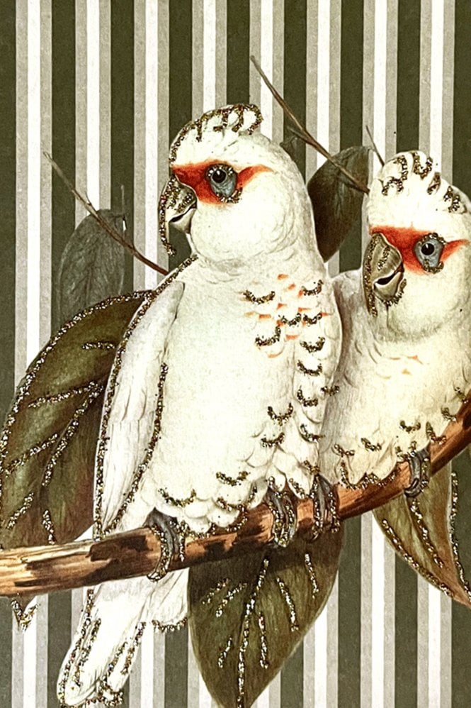 Vanilla Fly Cockatoo Friends Greeting Card