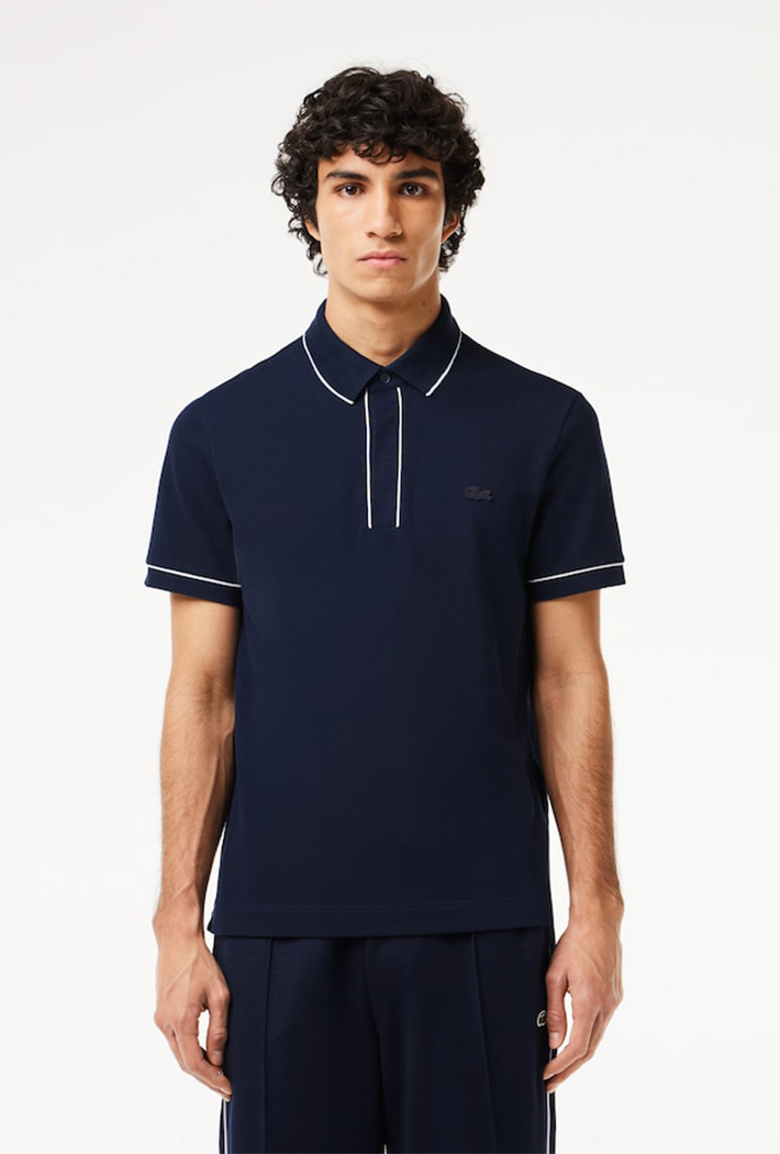 Lacoste Lacoste Men's Smart Paris Stretch Cotton Contrast Trim Polo Shirt