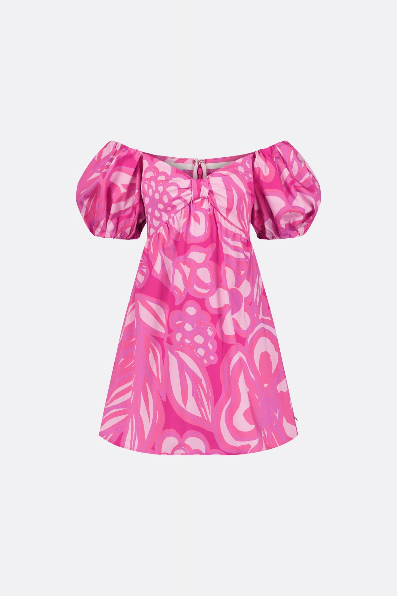 Fabienne Chapot Hot Pink Rose Regina Short Dress 