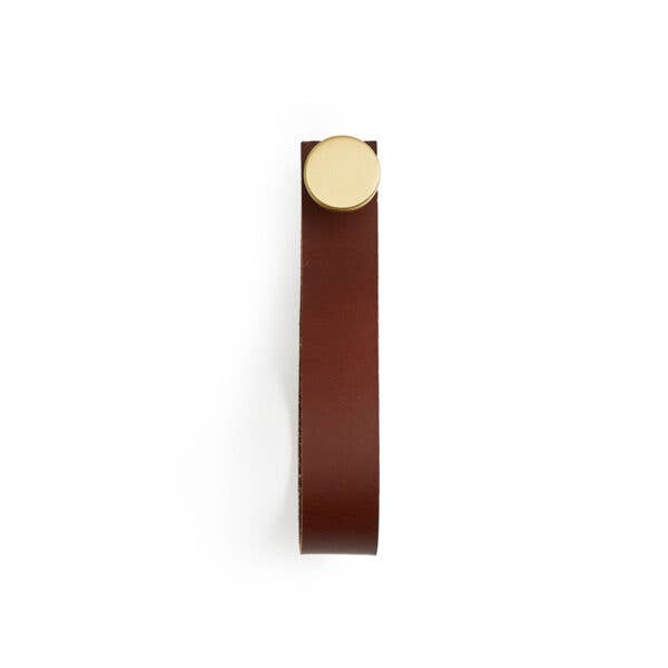 MOUD Home Dot Leather Hook - Natural