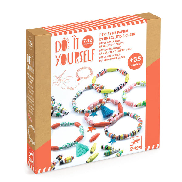 Djeco  Make Your Own Bracelets Creative Kit - Pop and Colourful