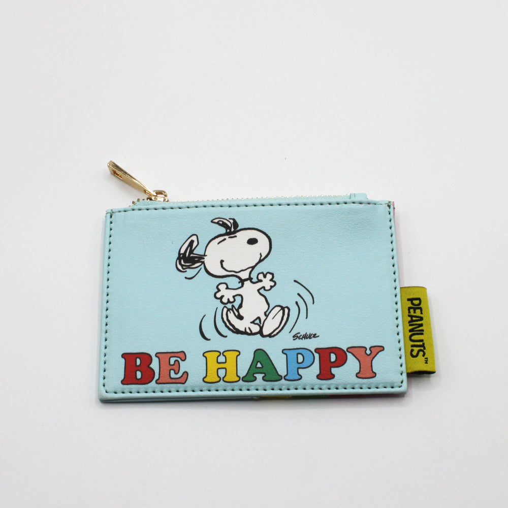 House of disaster Peanuts Be Happy Credit Card Wallet
