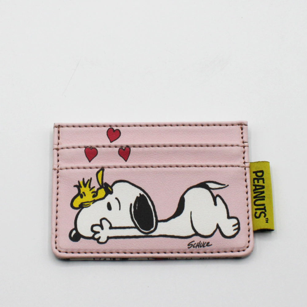 House of disaster Pink Snoopy Credit Card Wallet