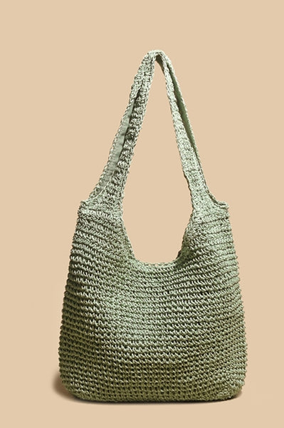 Milan Fashion Bags Summer Straw Shoulder Bag