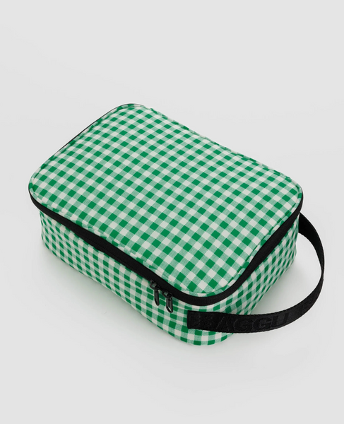 Baggu Green Gingham Lunch Bag 