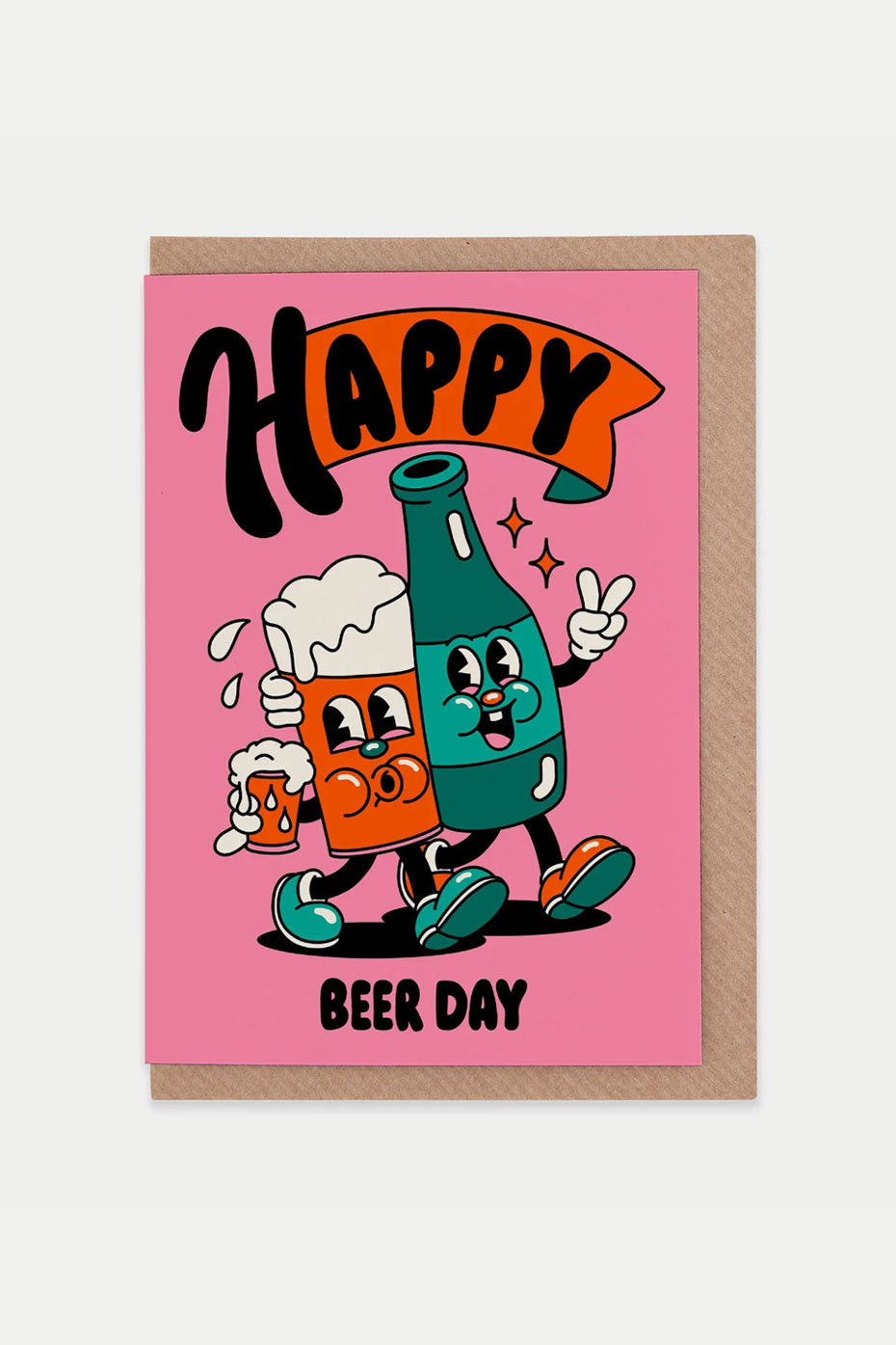 Evermade Happy Beer Day Greetings Card