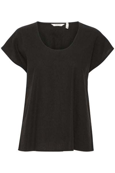 b.young Falakka O Neck Blouse In Black