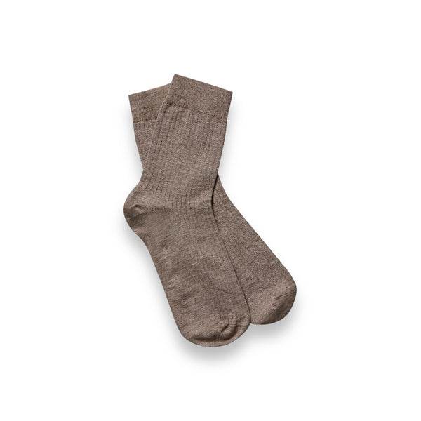 About Companions Linen Socks Walnut