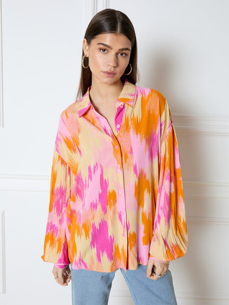 REFINED DEPARTMENT | Faya Woven Blouse - Pink