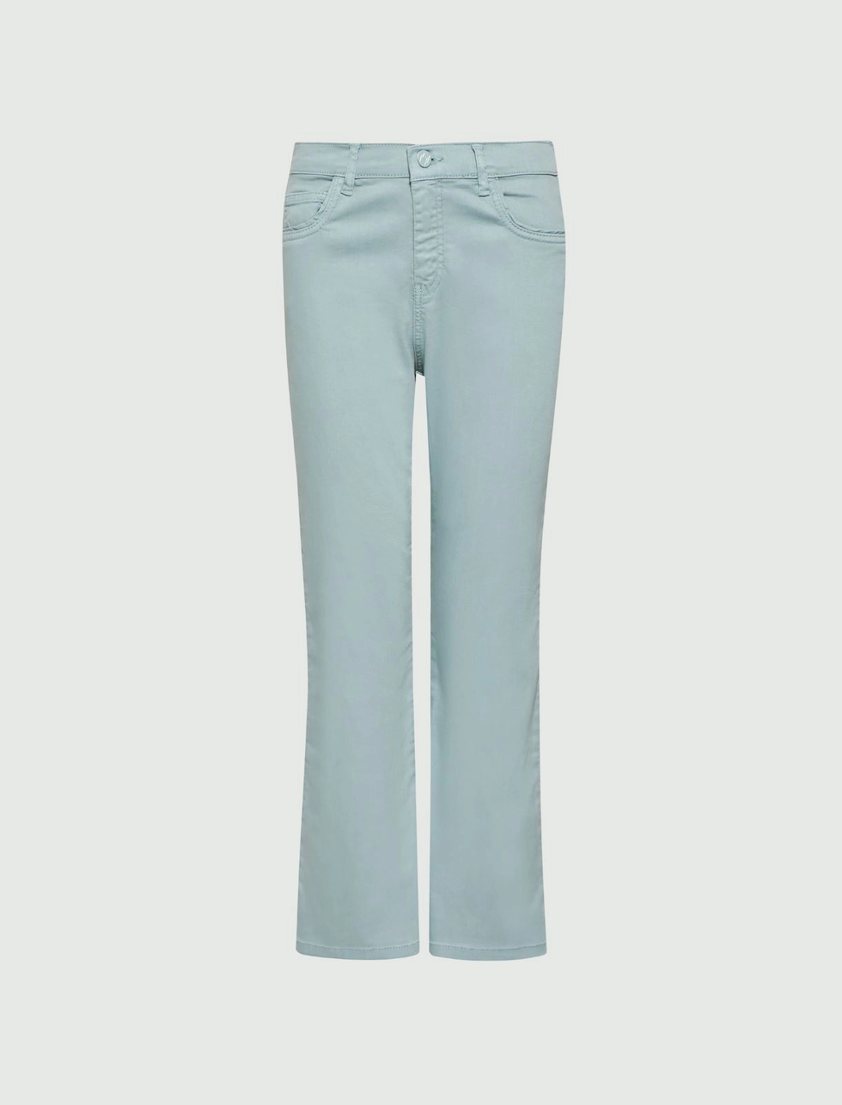 Marella Soft Blue Crop Flare Jeans
