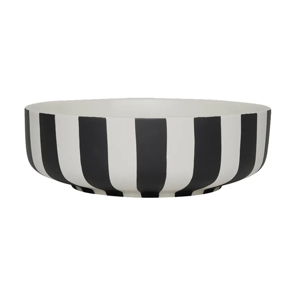 OYOY Toppu Bowl | Large |black & White