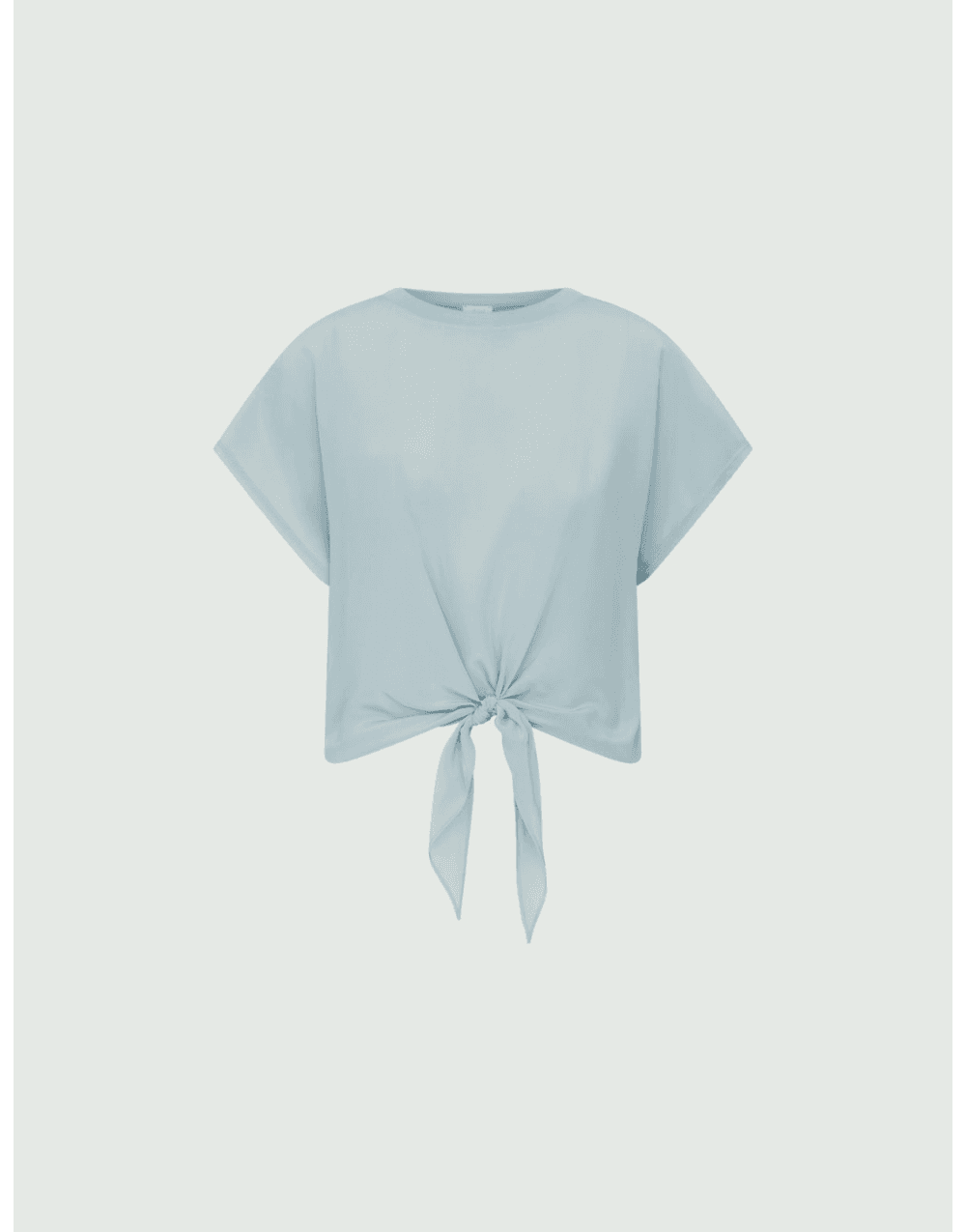Marella Marella Agostin Detail Cap Sleeve Silk Top Size: M, Col: Sky Blue