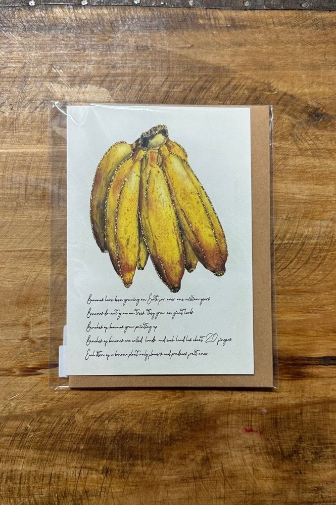 Vanilla Fly Banana Greeting Card