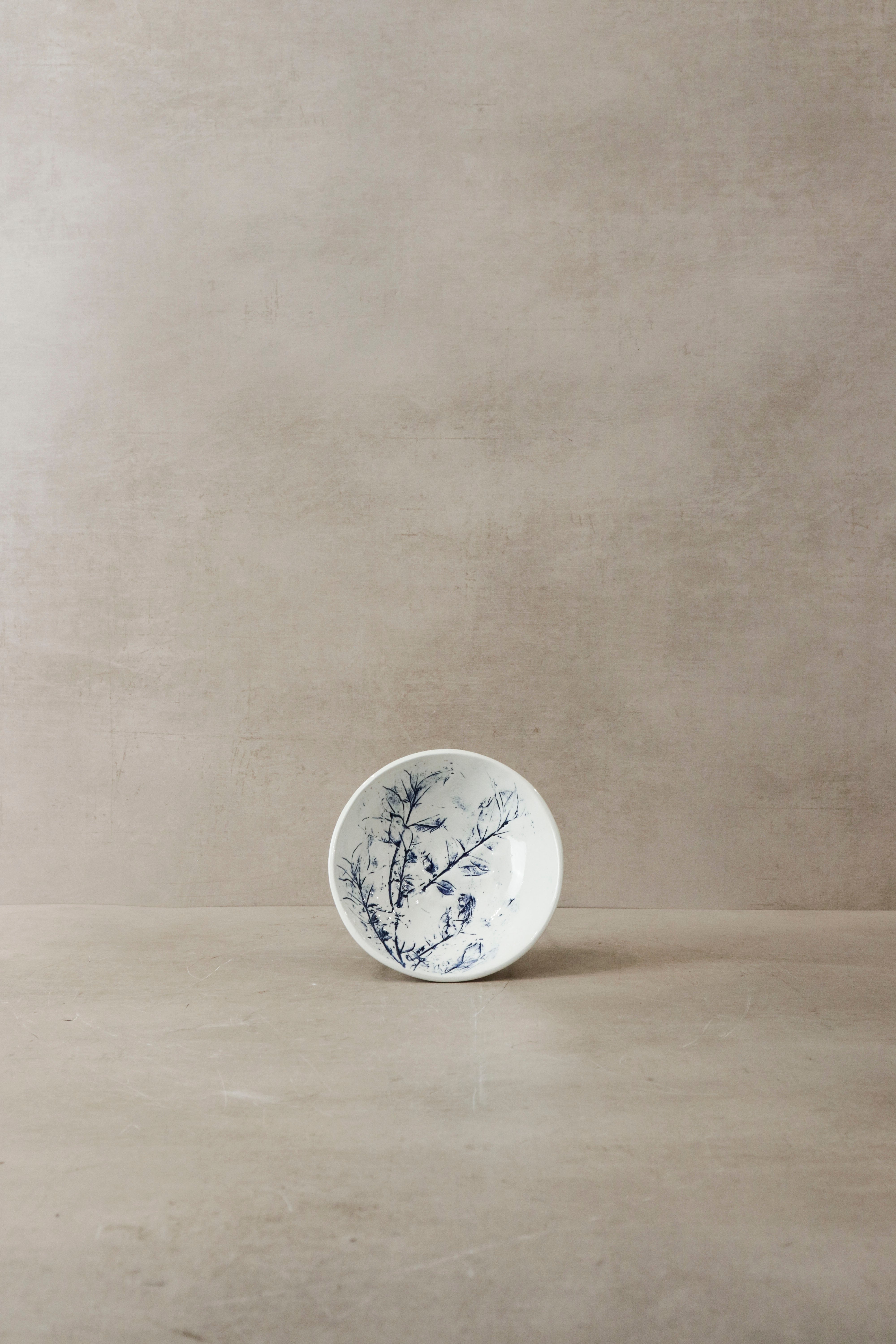 botanicalboysuk Cobalt Blue Fynbos Ceramic Plate - N°10