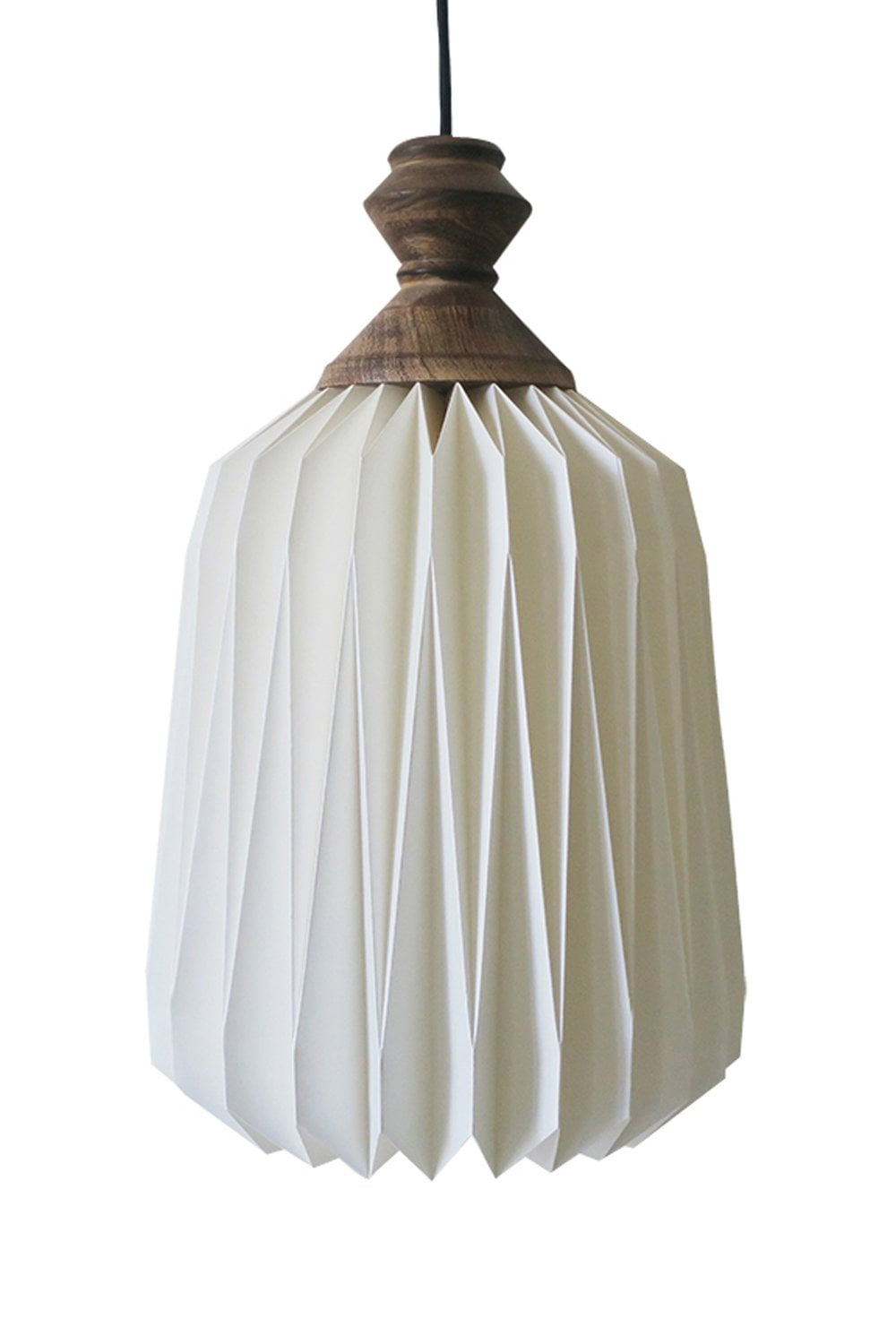 Vanilla Fly Pendant Lamp Origami Paper