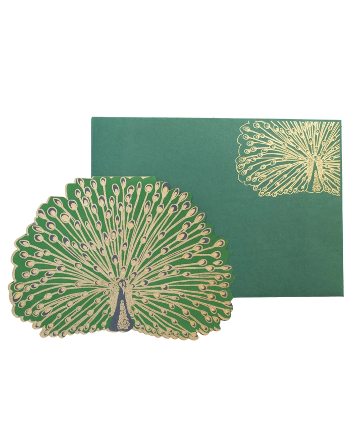 East End Press Peacock Greeting Card