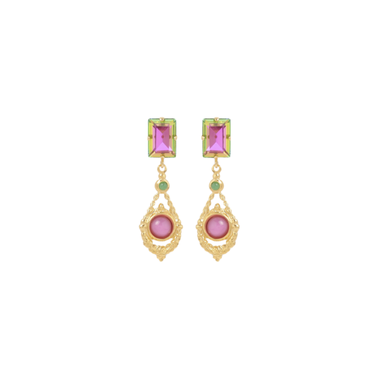 Julie Sion Boucles Astrolabe Vertes Roses