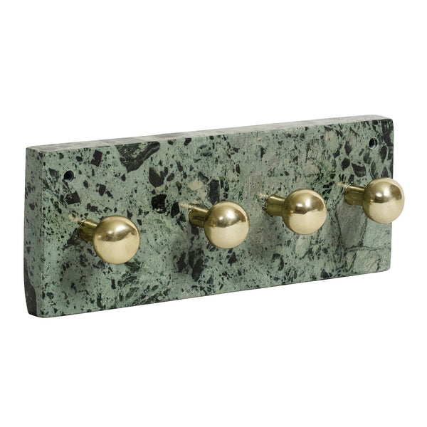 Nordal Green Marble Necklace Hooks