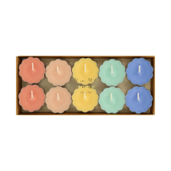 Meri Meri Rainbow Tealight Candles (x 10)