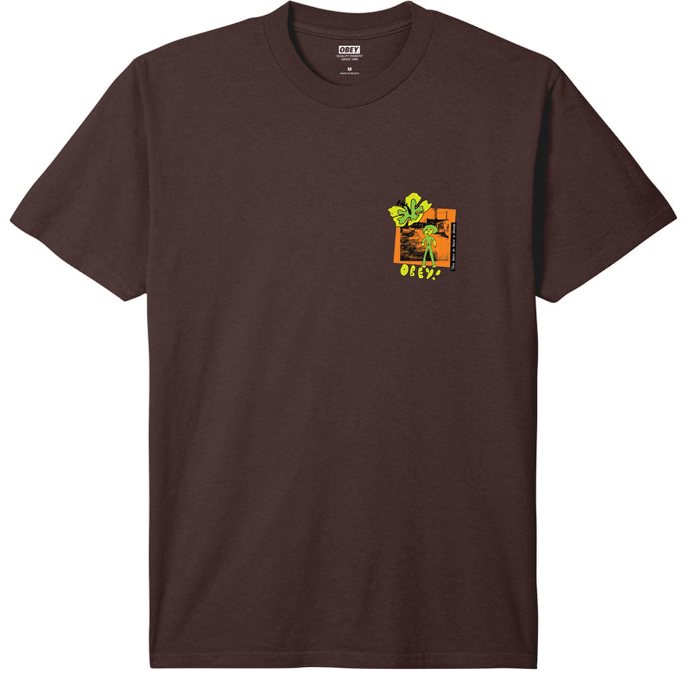 OBEY You Have To Have A Dream T-Shirt - Java Brown