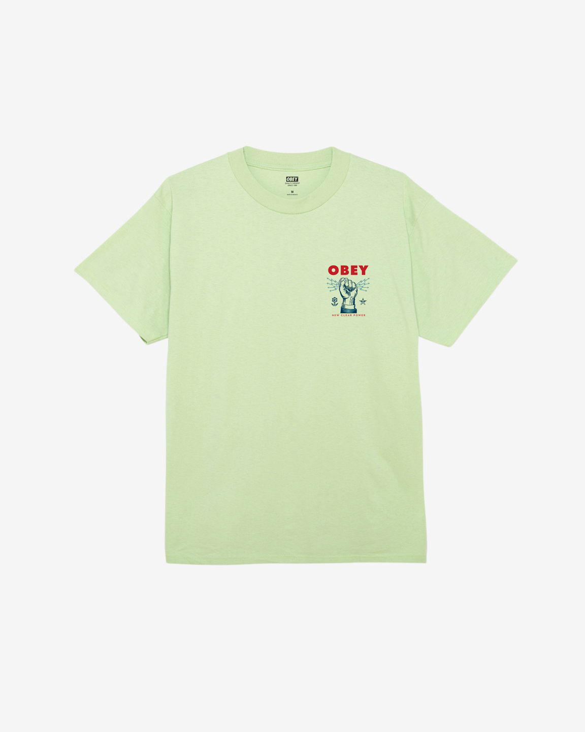 OBEY New Clear Power T-Shirt - Cucumber