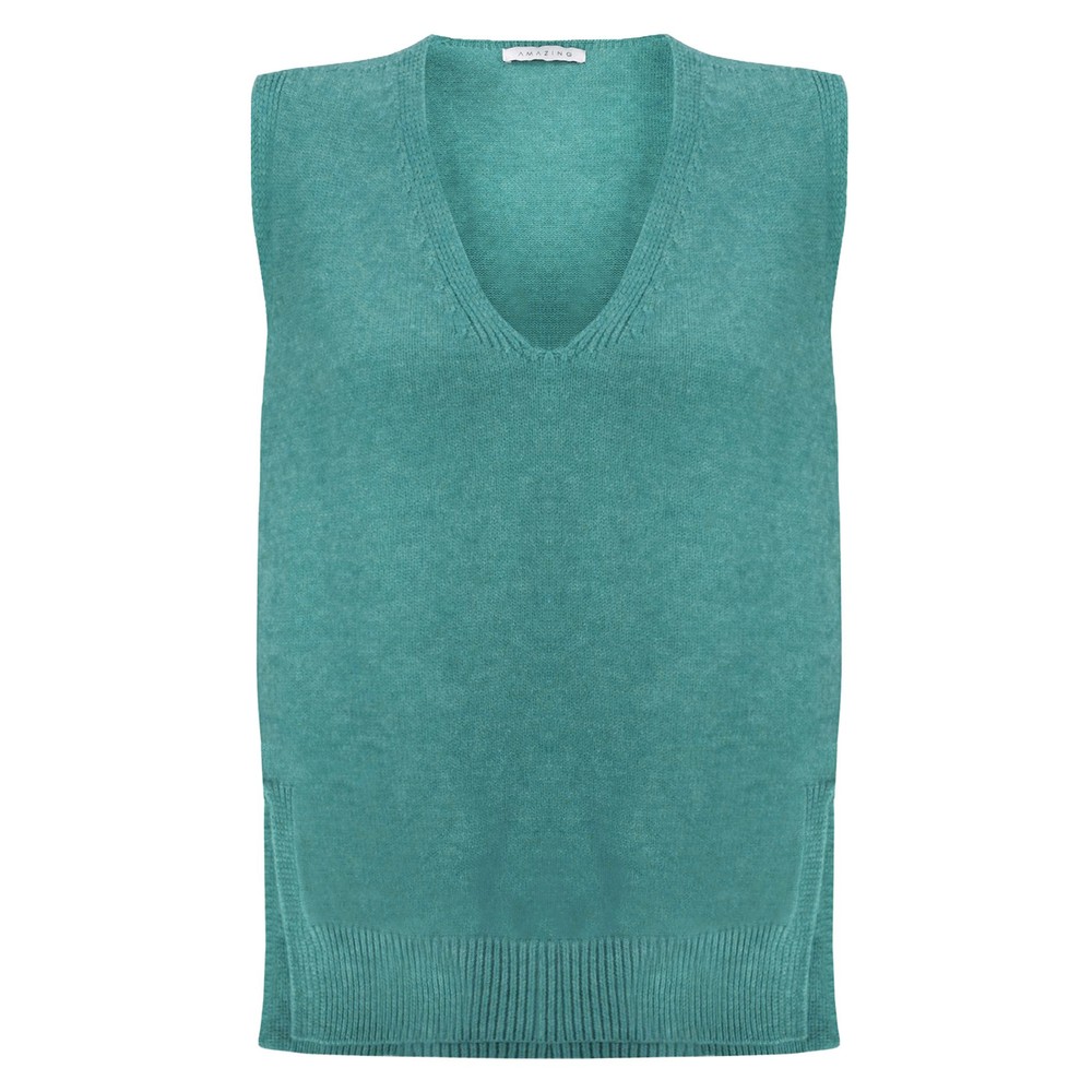 Amazing Woman Pixie V Neck Knitted Vest