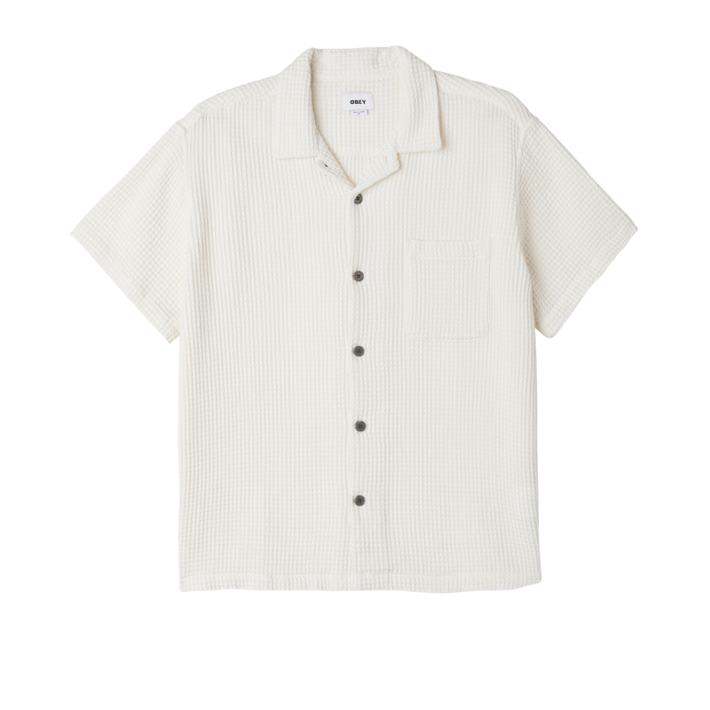 OBEY Balance Woven Shirt - Unbleached