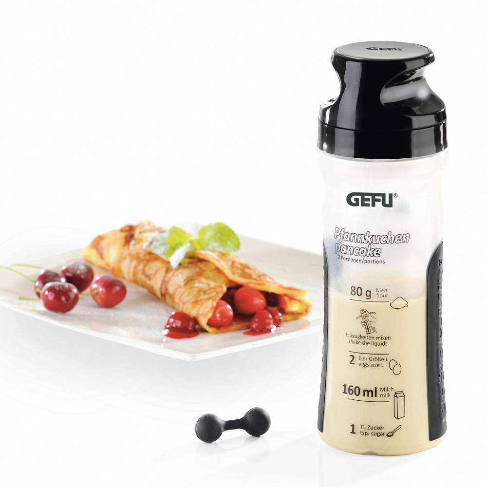 Gefu Germany Crepe and Pancake Shaker Twister Design In Stainless Steel