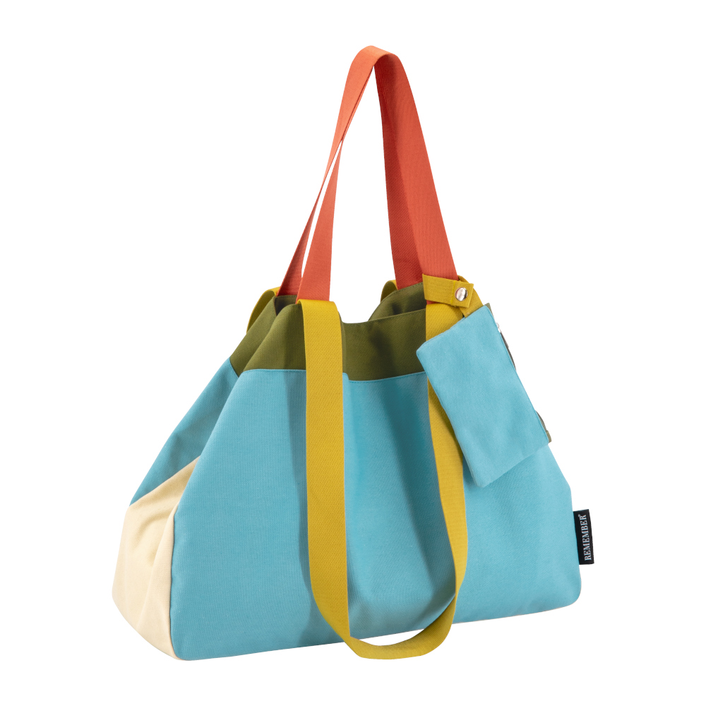 Remember Remember Shoulder Bag & Carry Bag In 100% Cotton Canvas Luca Design