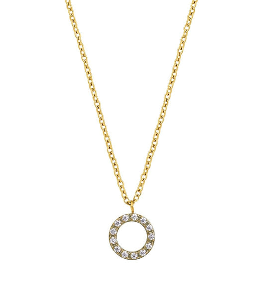 Edblad Glow Mini Necklace In 14k Gold Plating On Stainless Steel